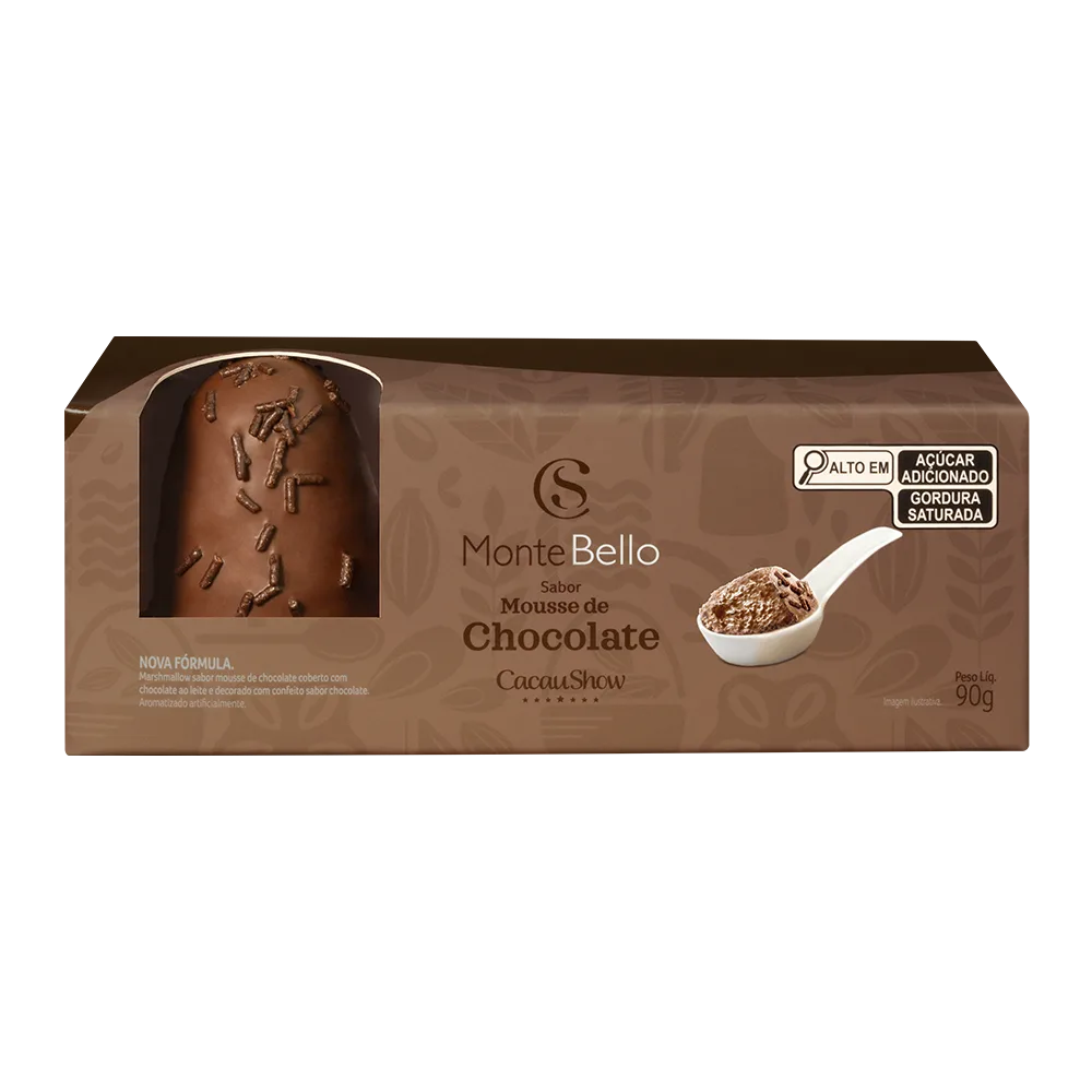 Marshmallow MonteBello Mousse de Chocolate 90g - foto 1