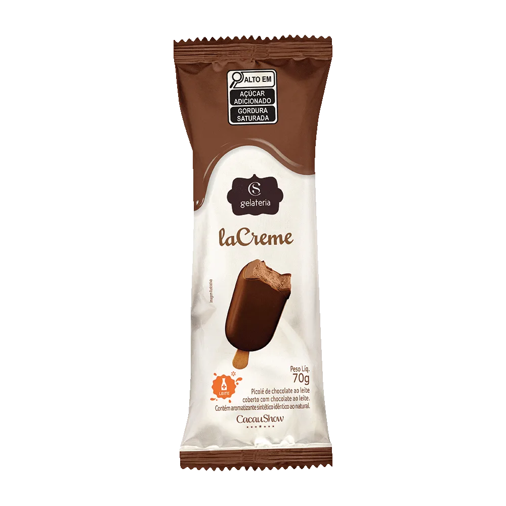 Sorvete laCreme ao Leite 70g - foto 1