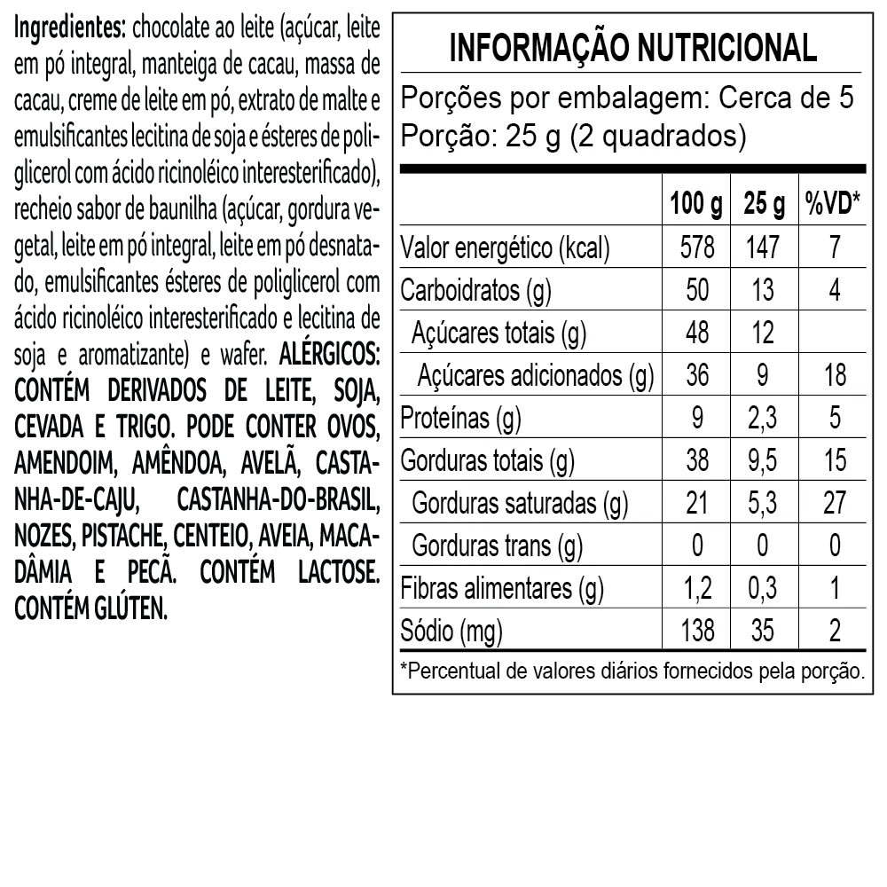 Tablete Dreams Mil-Folhas 130g - foto 2