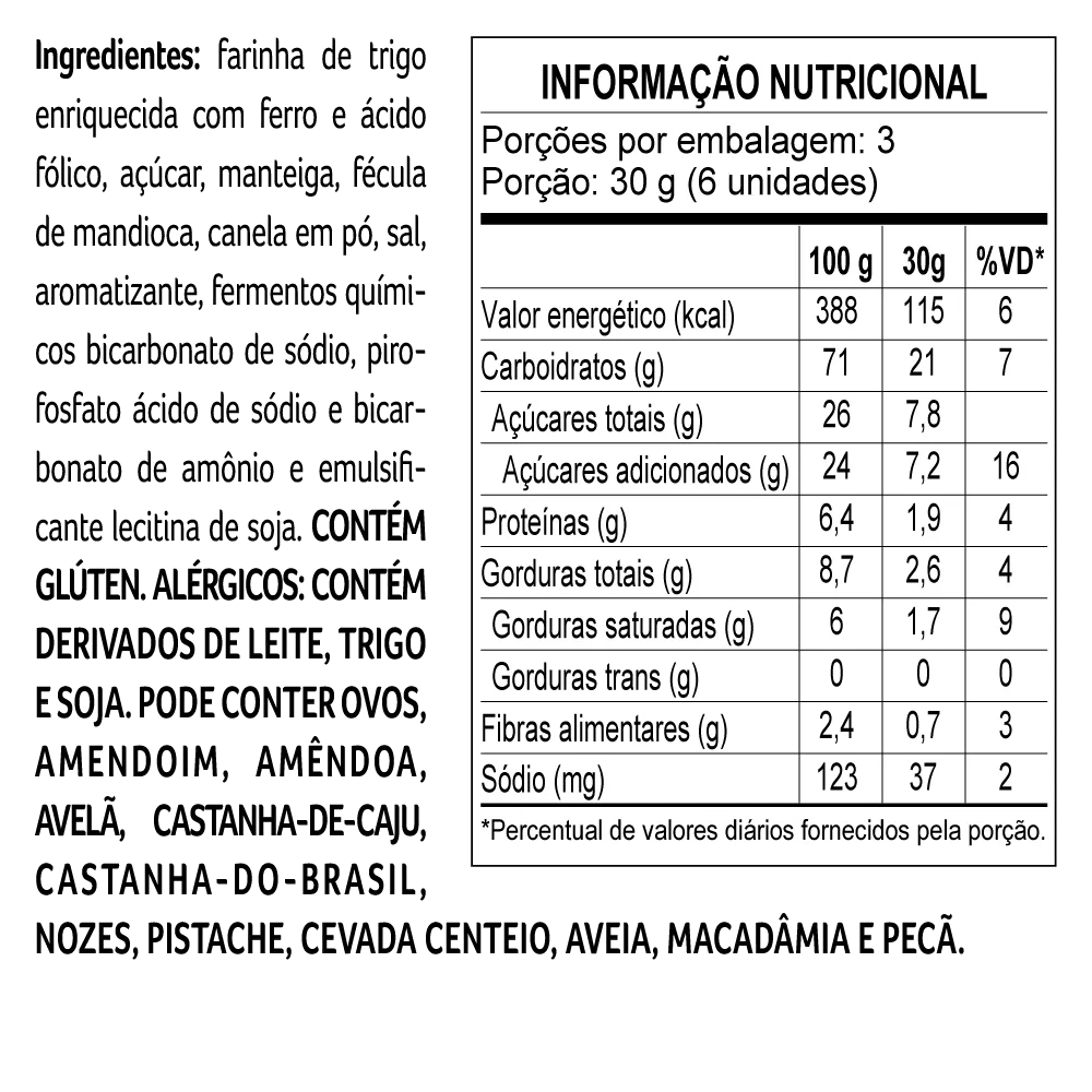 Biscoito Caramelizado 100g - foto 2