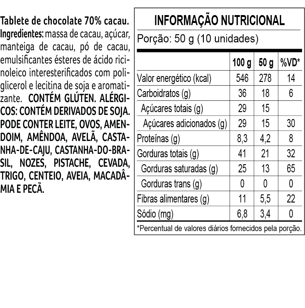 Caixa de Tabletes 7 Chocolates 350g - foto 7