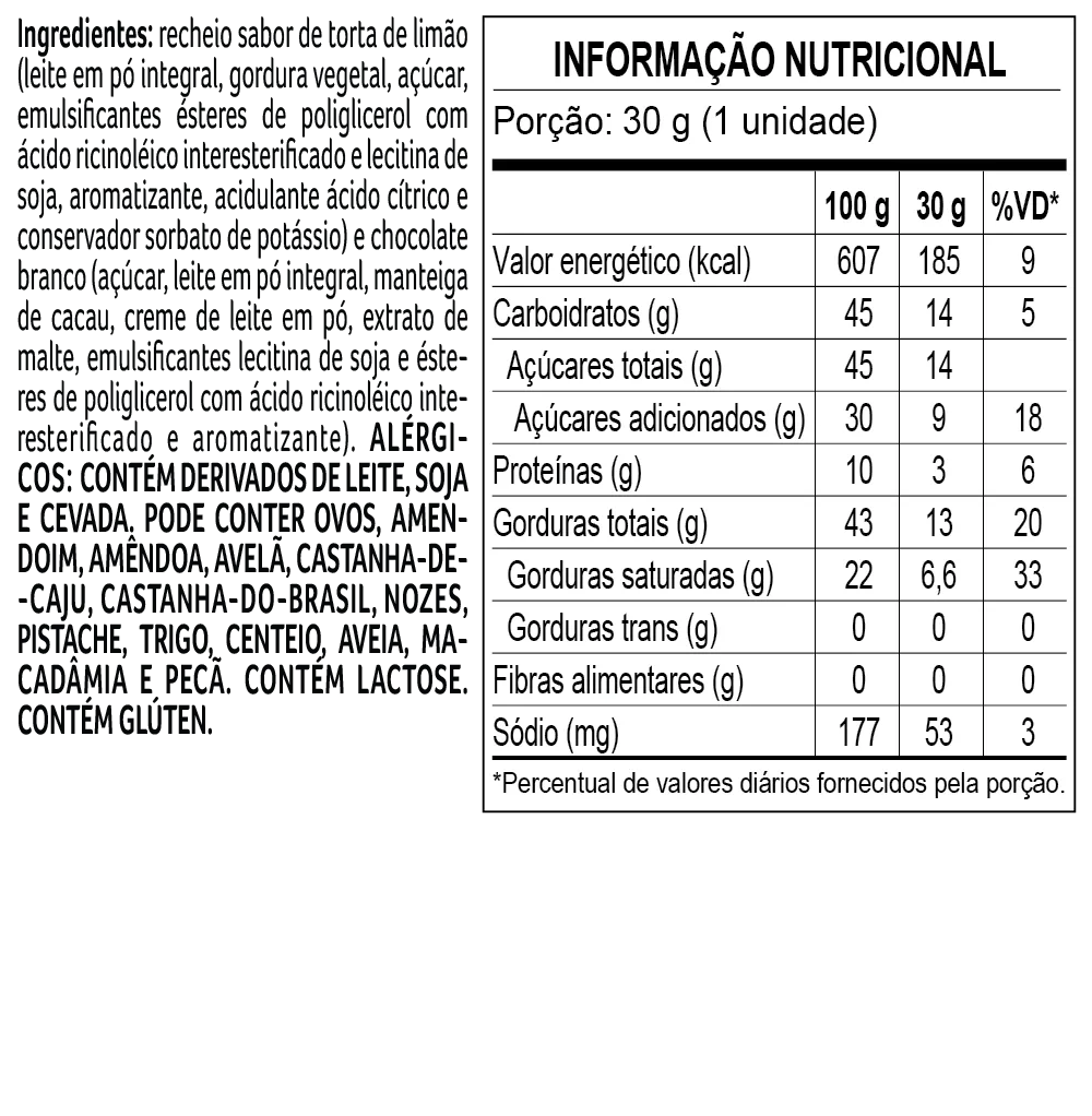 Trufa Torta de Limão 30g - foto 2