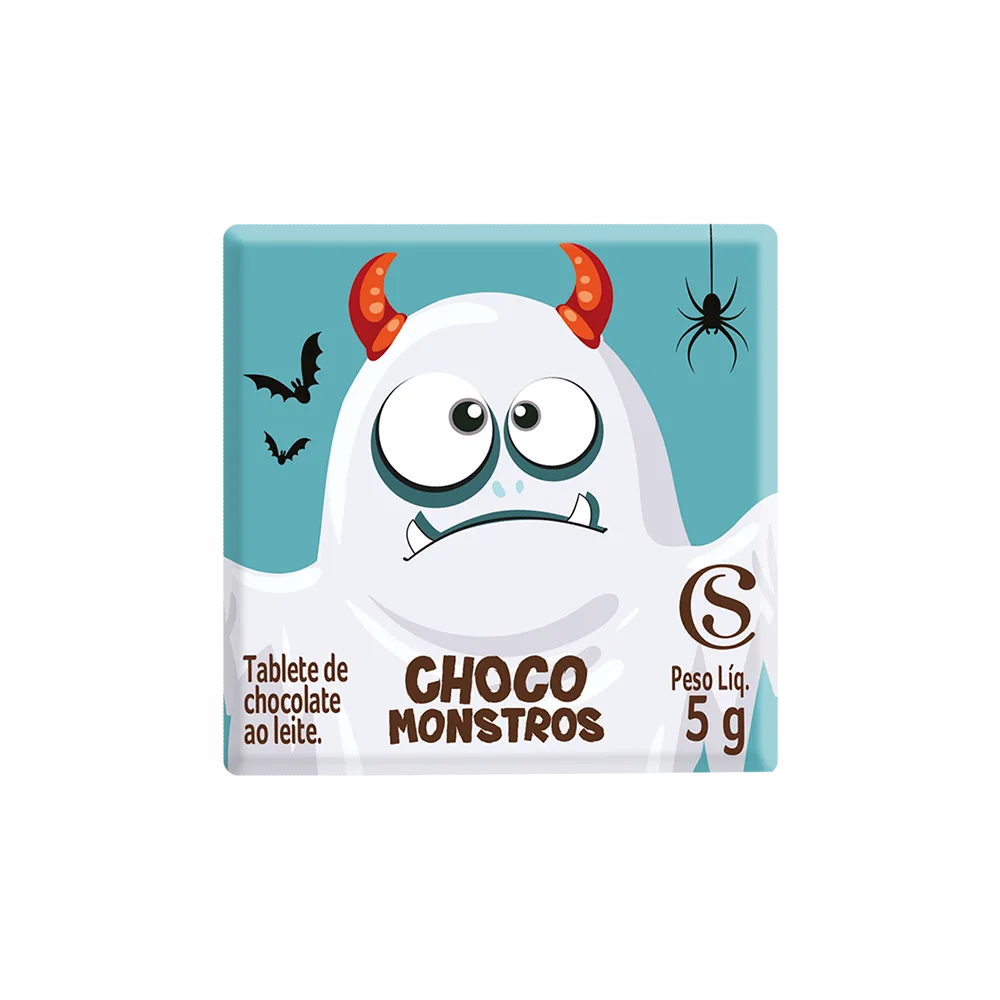 Tablete Halloween dos Chocomonstros Surpresa 5g - foto 3