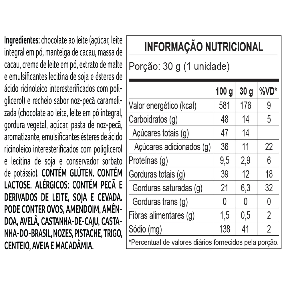 Trufa Noz-Pecã Caramelizada 30g - foto 2