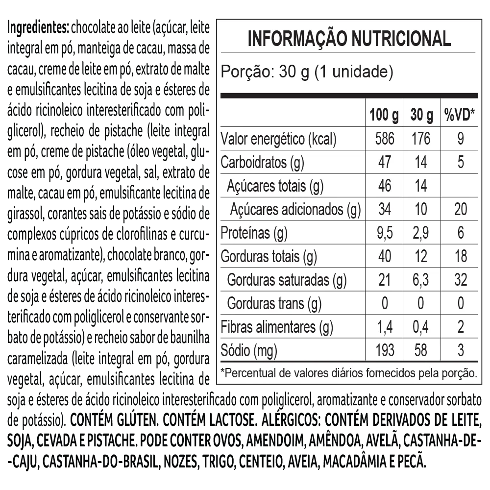 Trufa Pistache e Baunilha 30g - foto 2
