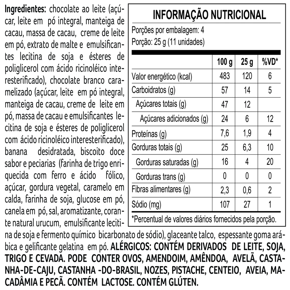 Drageado Bytes de Banoffee 100g - foto 2