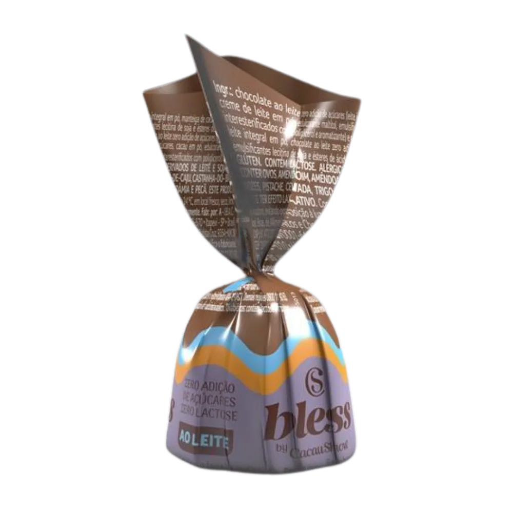 Bombom Bless Zero Açúcar e Zero Lactose de Chocolate ao Leite 13,5g - foto 1