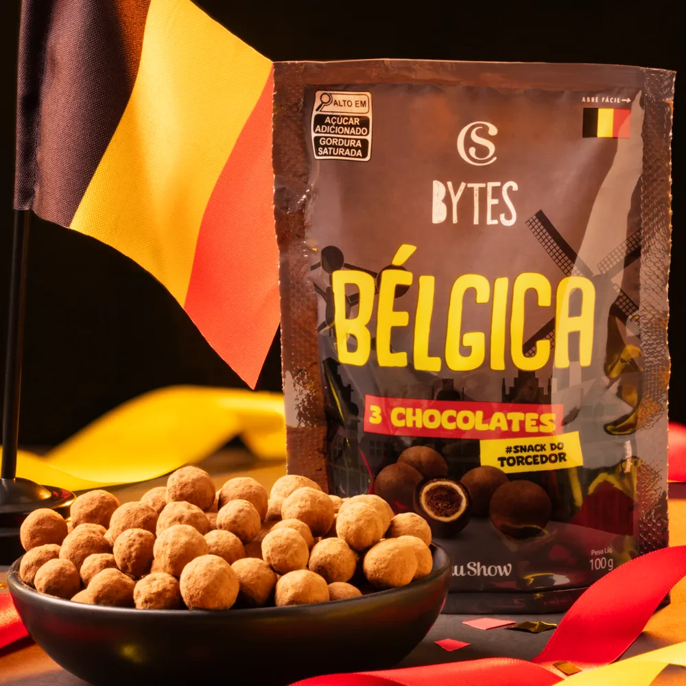 Drageado Bytes Bélgica 3 Chocolates 100g - foto 2