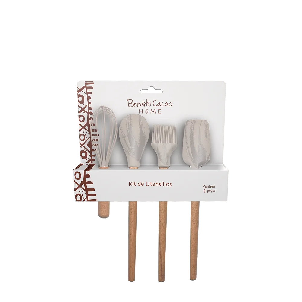 Kit Utensílios Off White Bendito Cacao - foto 1
